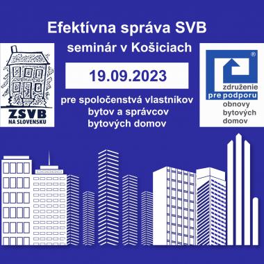 Seminár v Košiciach so ZSVB (19.09.2023): Efektívna správa SVB 1